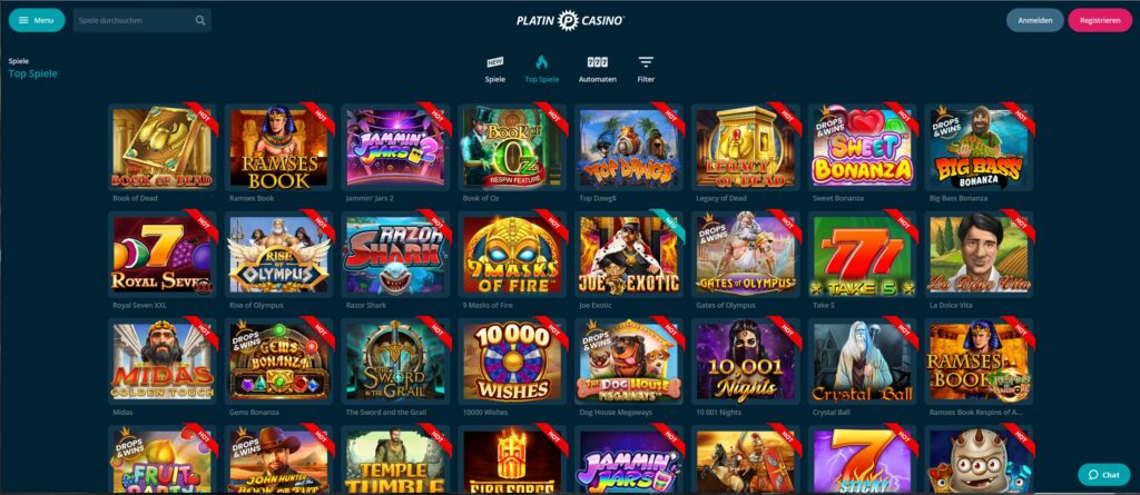 unveiling platin casino gaming