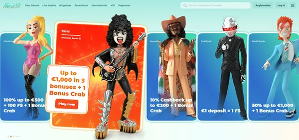 Neon54 custom bonuses